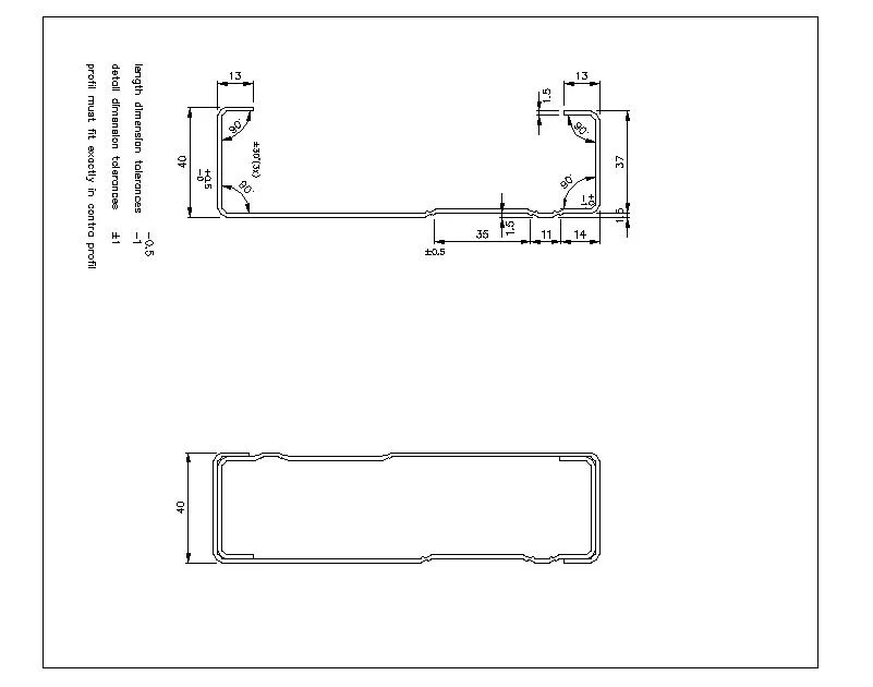 1.5mm to 2.5mm Gi, PPGI, Cold Rolled Steel, Hot Steel Roll Former Box Beam