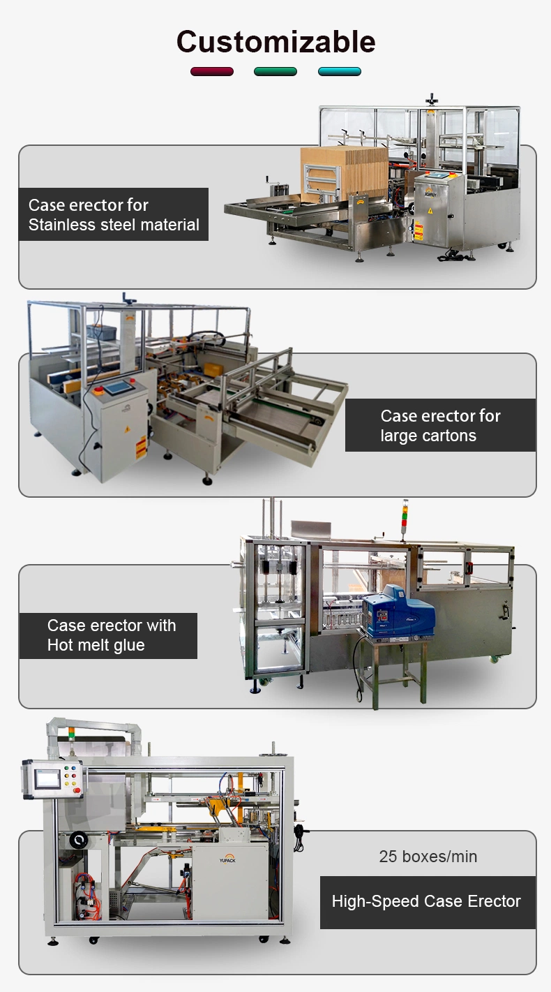 Factory Price Box Forming Machine Case Erector Former