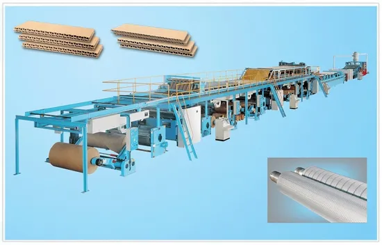 Linea di produzione di cartone ondulato singolo/doppio strato Nc